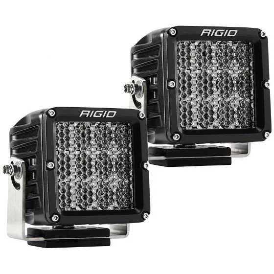 D-XL PRO Series Square LED Light, 4 Inch, Driving Diffused, Pair